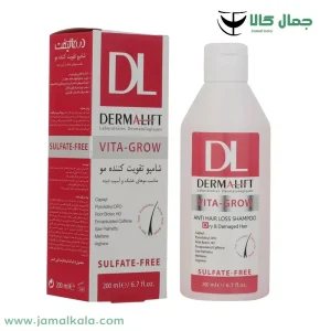 شامپو تقویت كننده و ضدریزش موهای خشك ویتاگرو D درمالیفت 41202