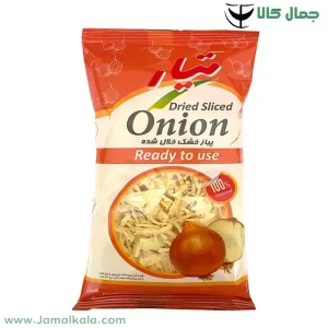 پیاز خشک خلال شده 100 گرمی تیار 91028